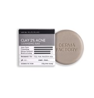 Мыло против акне DERMA FACTORY Clay 2% Acne Cleansing Bar, 100 г