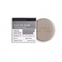 Очищуючий засіб для жирної та проблемної шкіри 3 в 1 Clay 2% Acne Cleansing Bar