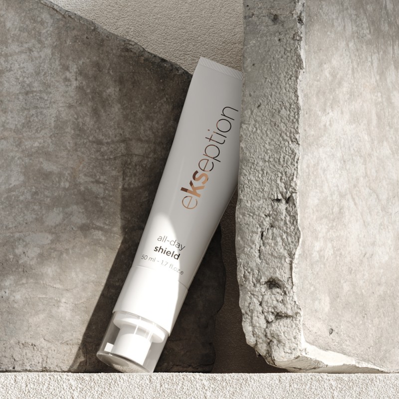 Антиоксидантний денний крем з органічними та біологічними сонцезахисними фільтрами EKSEPTION All-day-Shield SPF 50