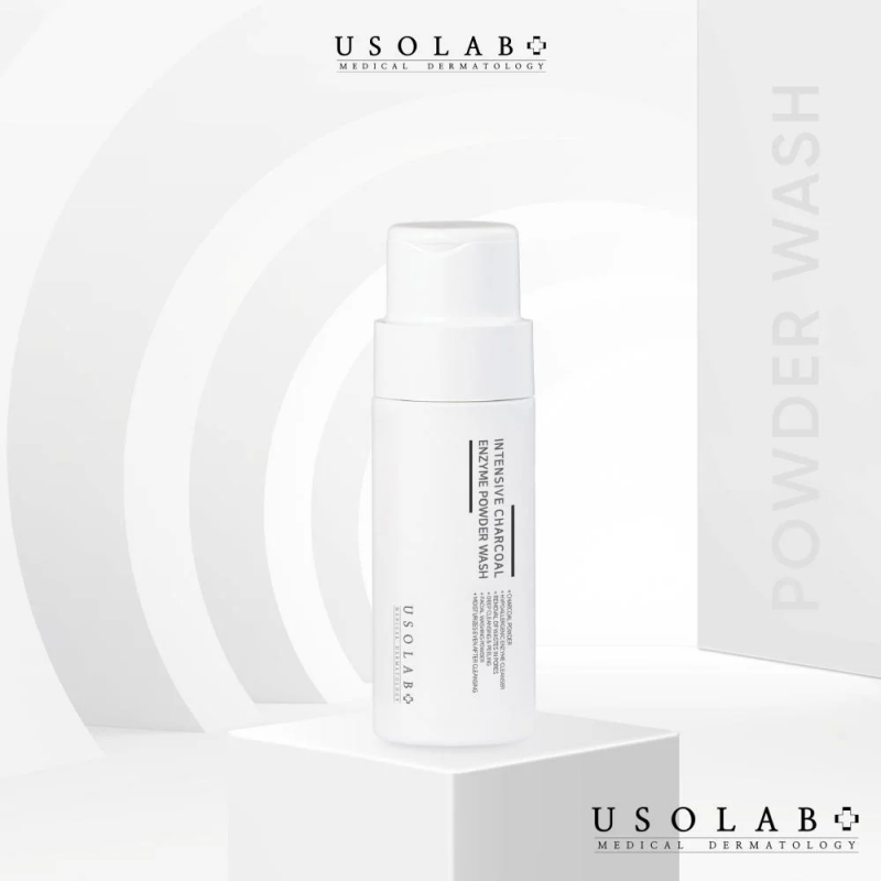 Энзимная пудра для жирной и проблемной кожи USOLAB Intensive Charcoal Enzyme Powder Wash, 50 г