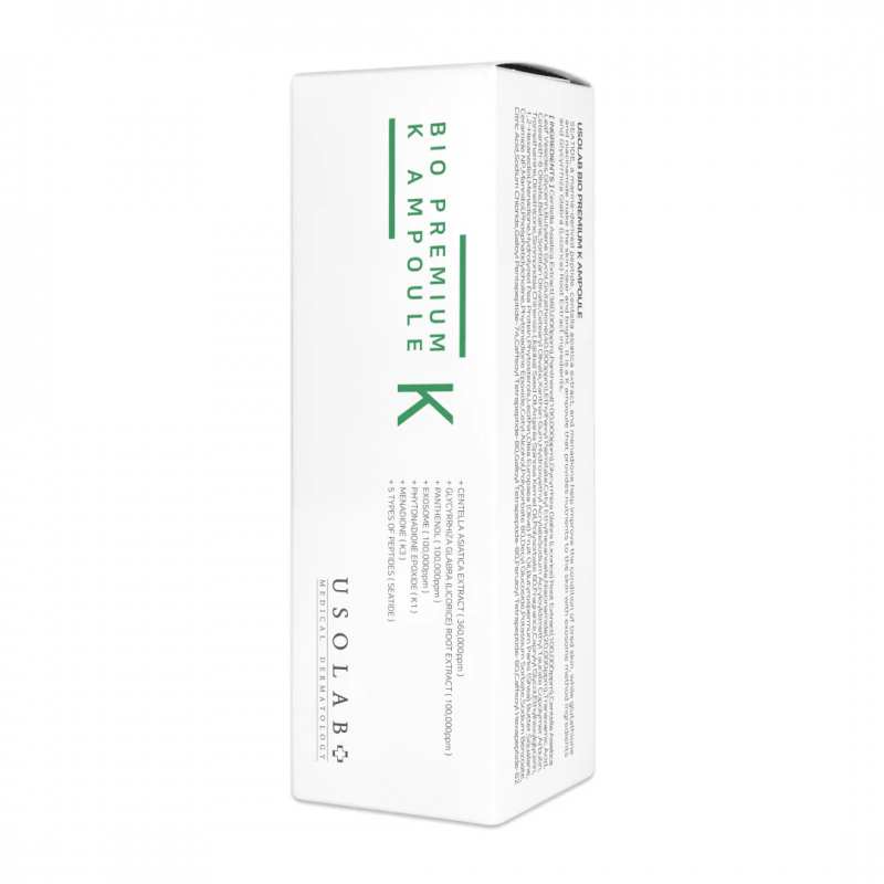 Успокаивающая, противовоспалительная и омолаживающая крем-сыворотка USOLAB Bio Premium K Ampoule