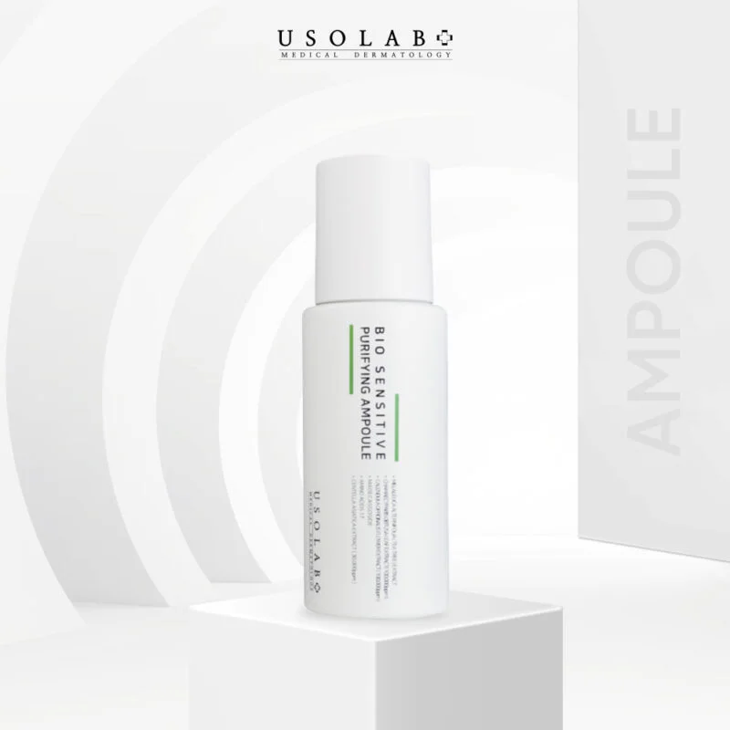 Протизапальна, антибактеріальна та омолоджуюча сироватка USOLAB Bio Sensitive Purifying Ampoule, 50 мл