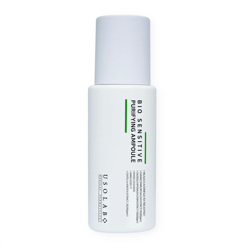Протизапальна, антибактеріальна та омолоджуюча сироватка USOLAB Bio Sensitive Purifying Ampoule, 50 мл
