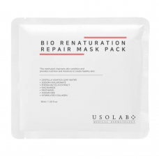 Восстанавливающая, успокаивающая и омолаживающая маска Usolab Bio Renaturation Repair Mask Pack, 10 шт