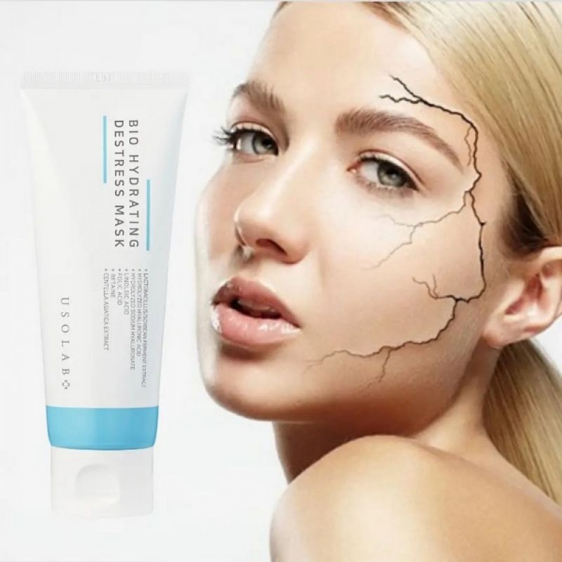 Восстанавливающая, увлажняющая и против отеков USOLAB Bio Hydrating Destress Mask
