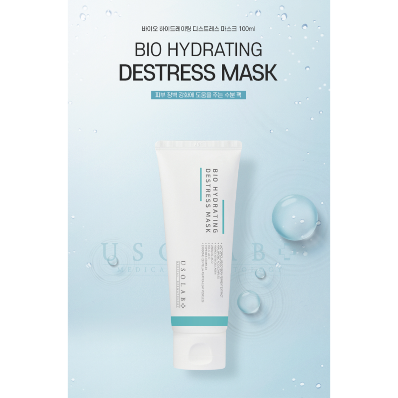 Восстанавливающая, увлажняющая и против отеков USOLAB Bio Hydrating Destress Mask
