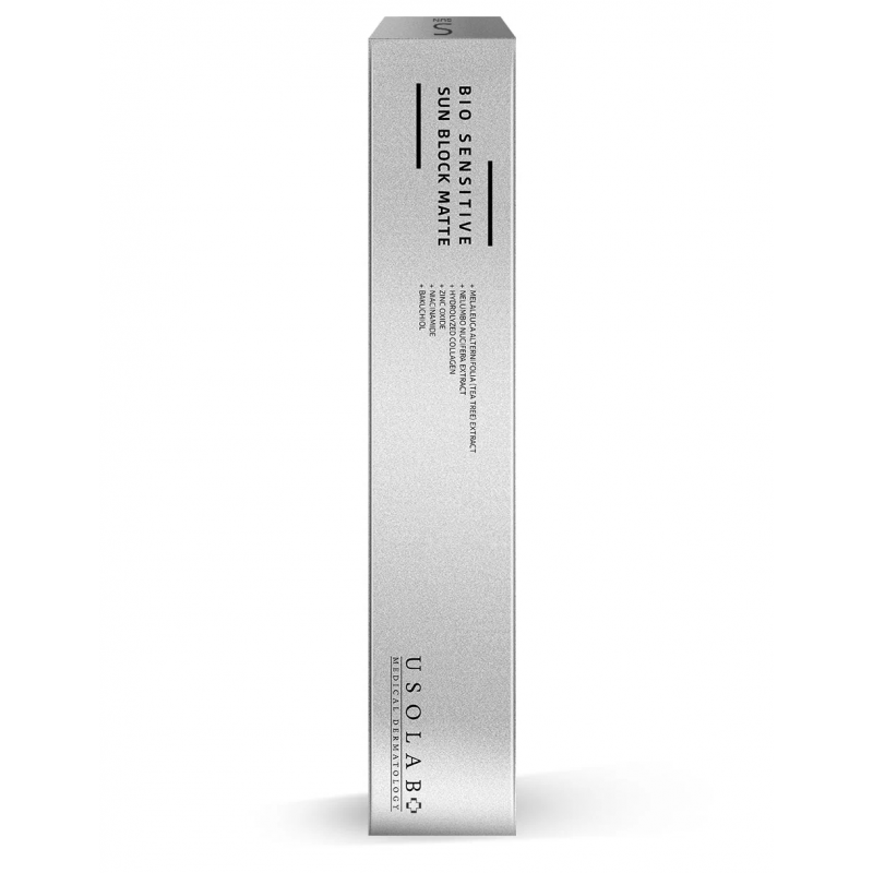 Омолоджуючий сонцезахисний крем Usolab Bio Sensitive Sun Block Matte SPF 50+/PA++++