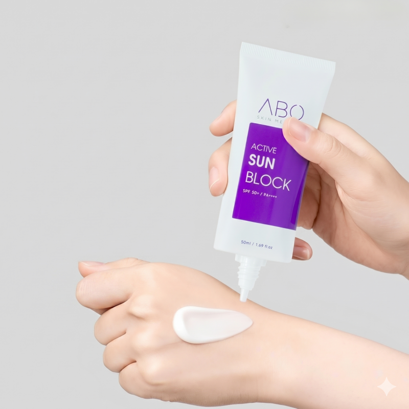 Солнцезащитный успокаивающий и увлажняющий крем USOLAB ABO Active Sun Block, 50 мл