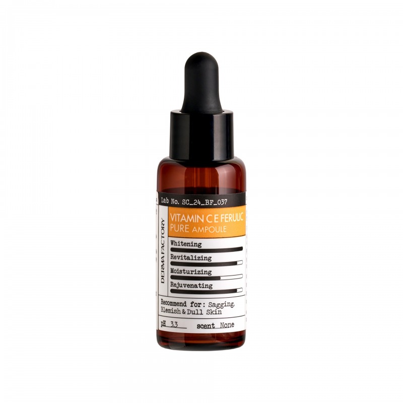 Сироватка з вітаміном С та феруловою кислотою Derma Factory Pure Vitamin CE Ferulic Ampoule