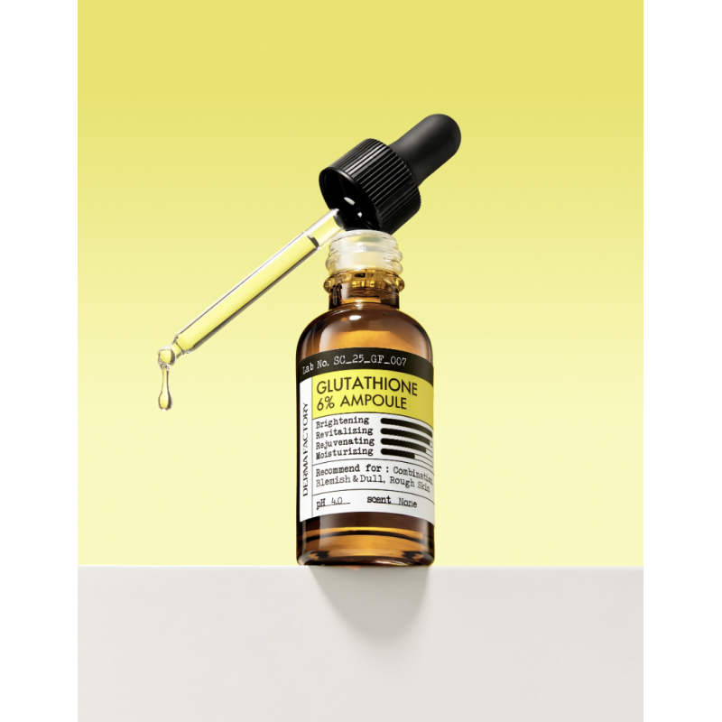 Сыворотка с глутатионом и альфа-липоевой кислотой Derma Factory Glutathione 6% Ampoule