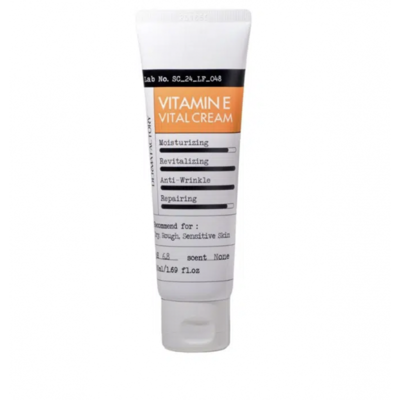 Антиоксидантний бар’єрний крем Derma Factory Vitamin E Vital Cream
