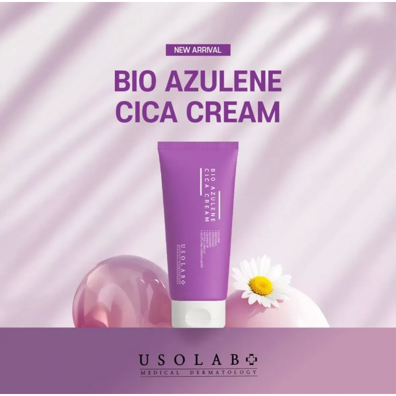 Ламелярный успокаивающий крем Usolab Bio Azulene Cica Cream 70 мл