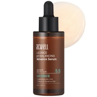 Сироватка для рівного тону та сяйва ACWELL Licorice pH Balancing Advanced Facial Ampoule