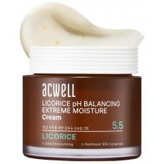 Зволожуючий крем з солодкою ACWELL Licorice pH Balancing Essential Cream
