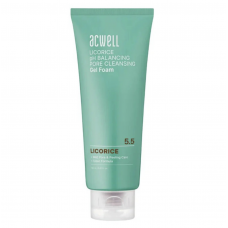 Гель-пінка для очищення пор ACWELL Licorice pH Balancing Pore Cleansing Gel Foam