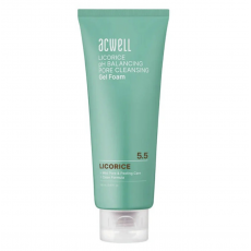 Очищающая пенка для пор ACWELL Licorice pH Balancing Pore Gel Foam, 160 мл