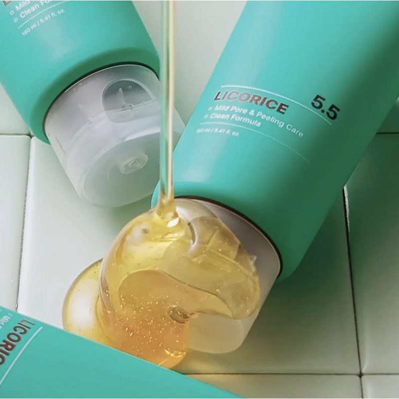 Гель-пінка для вмивання ACWELL Licorice pH Balancing Pore Cleansing Gel Foam