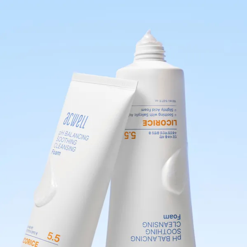 Заспокійлива гель-пінка ACWELL pH Balancing Soothing Cleansing Foam
