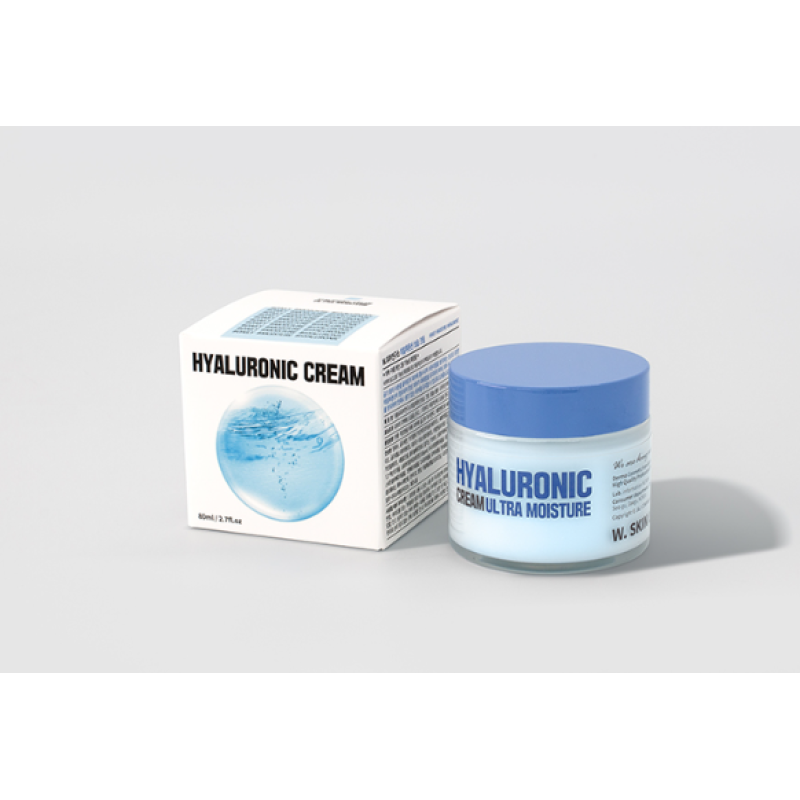 Зволожуючий крем з гіалуроновою кислотою W.Skin Laboratory Hyaluronic Cream Ultra Moisture 