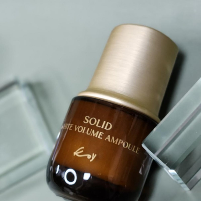 Освітлююча та зміцнююча кремова сироватка KOY Solid White Volume Ampoule, 35 мл
