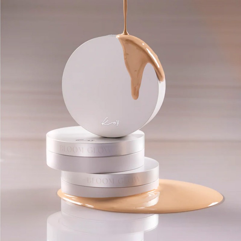 Увлажняющий солнцезащитный кушон KOY Bloom Glow All Day Silky Cushion SPF50+ / PA+++, 13г х 2