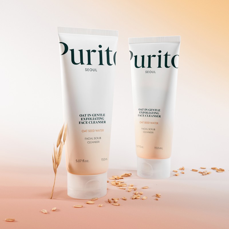 Маска-пінка для ніжного вмивання з частинками вівса Purito Seoul Oat In Gentle Exfoliating Face Cleanser, 150 мл