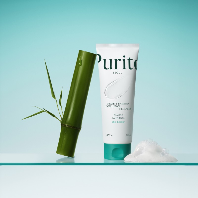 Гель для умывания с экстрактом бамбука и пантенолом Purito Seoul Mighty Bamboo Panthenol Cleanser, 150 мл