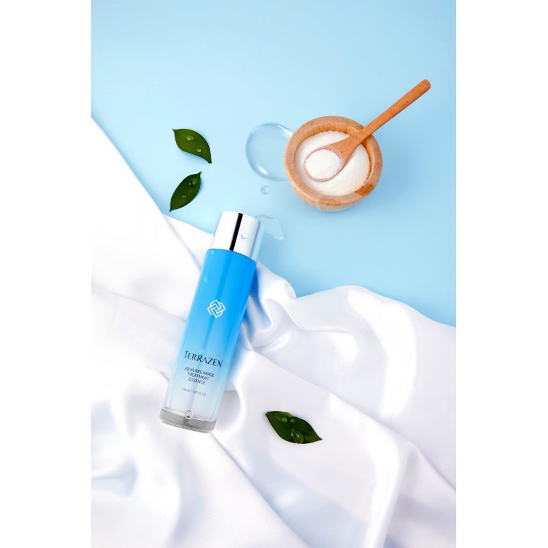 TERRAZEN Aqua Recharge Treatment Essence інтенсивно зволожуюча есенція з гіалуроновим комплексом