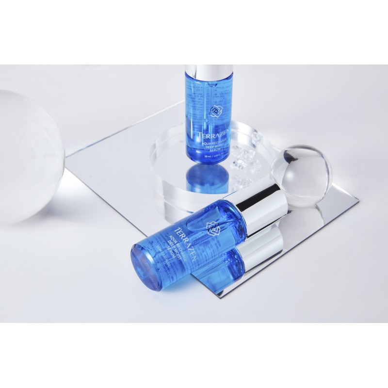 TERRAZEN Aqua Recharge Deep Moist Serum глибоко зволожуюча сироватка з гіалуроновим комплексом, 55 мл