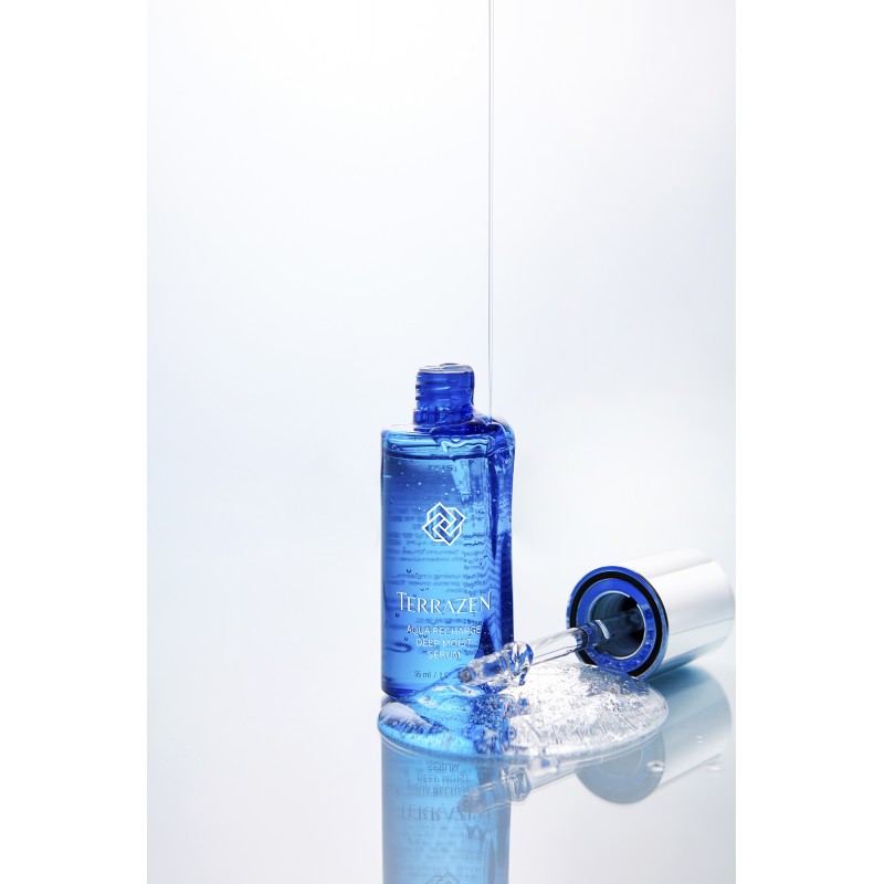TERRAZEN Aqua Recharge Deep Moist Serum глибоко зволожуюча сироватка з гіалуроновим комплексом, 55 мл