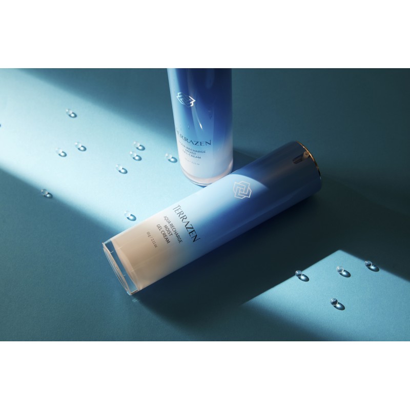TERRAZEN Aqua Recharge Moist Gel Cream інтенсивно зволожуючий крем-гель з гіалуроновим комплексом, 60 г