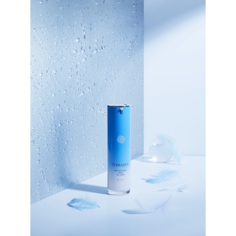 TERRAZEN Aqua Recharge Moist Gel Cream інтенсивно зволожуючий крем-гель з гіалуроновим комплексом, 60 г