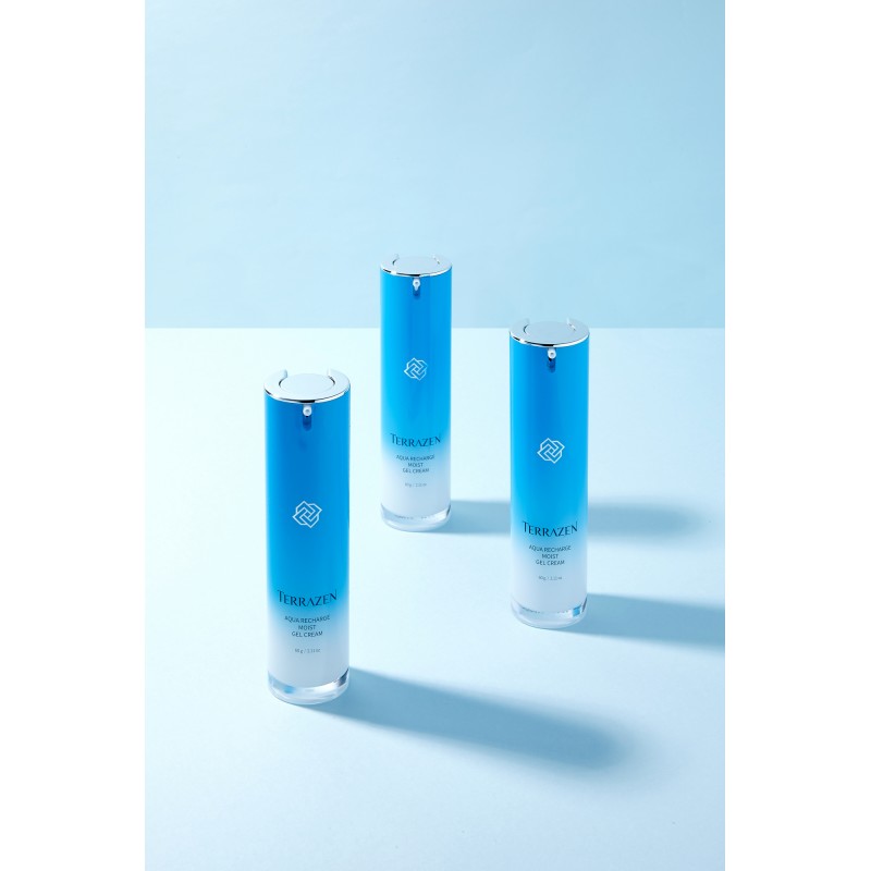 TERRAZEN Aqua Recharge Moist Gel Cream інтенсивно зволожуючий крем-гель з гіалуроновим комплексом, 60 г