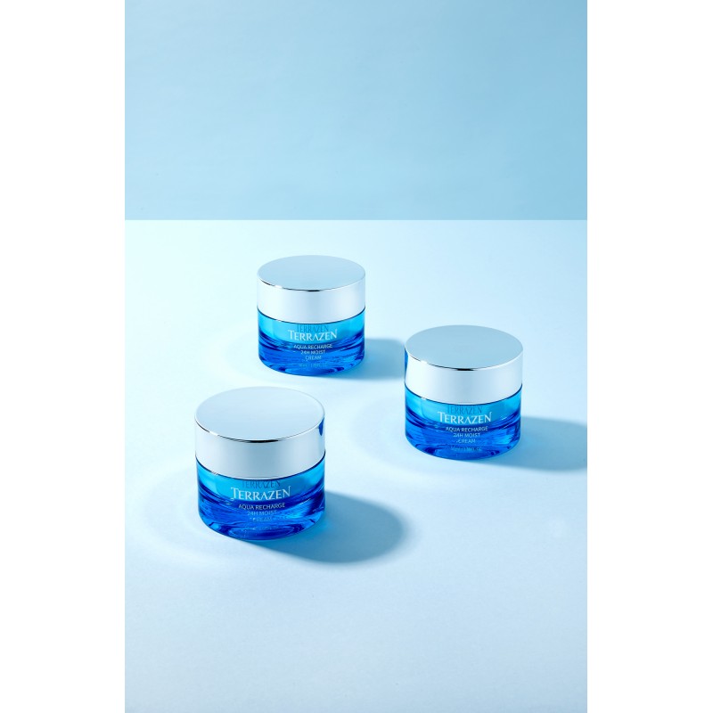 TERRAZEN Aqua Recharge 24H Moist Cream увлажняющий крем с 24-часовым эффектом гидратации, 50 мл
