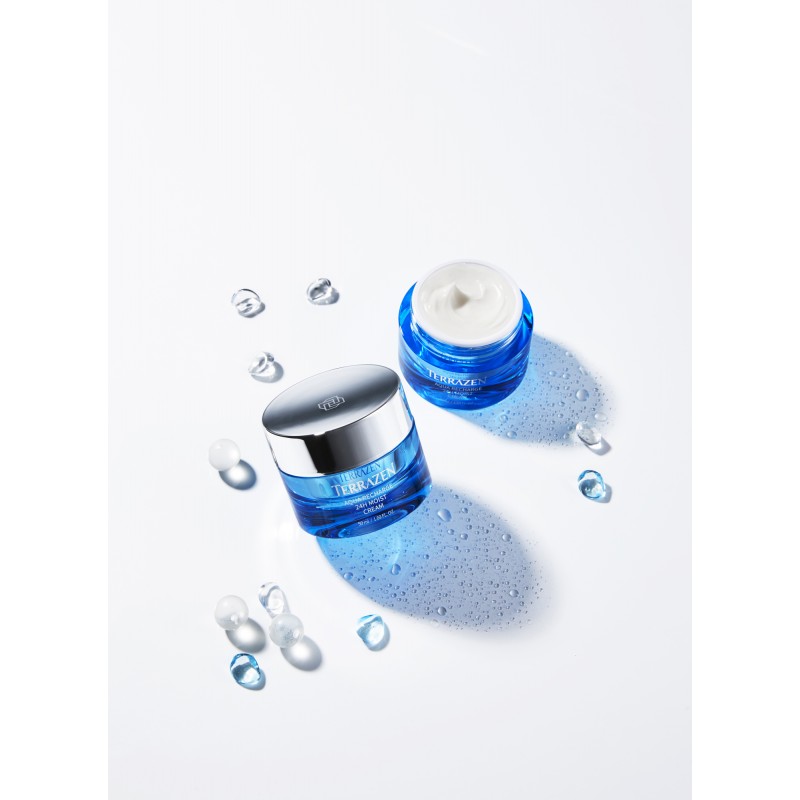 TERRAZEN Aqua Recharge 24H Moist Cream увлажняющий крем с 24-часовым эффектом гидратации, 50 мл