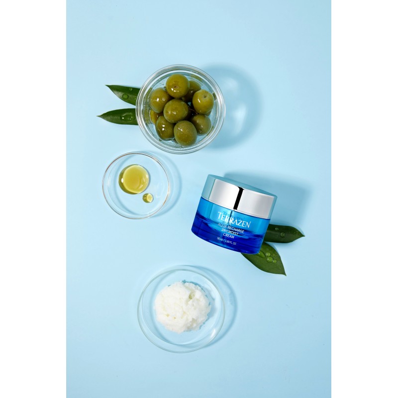 TERRAZEN Aqua Recharge 24H Moist Cream увлажняющий крем с 24-часовым эффектом гидратации, 50 мл