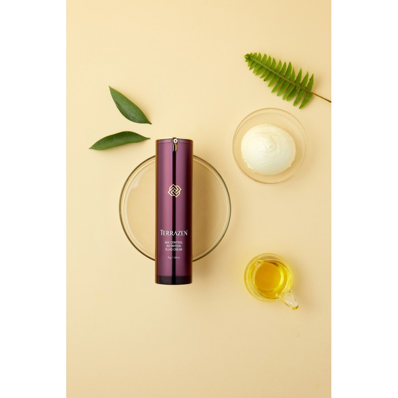 TERRAZEN Age Control Nutrition Fluid Cream лёгкий антивозрастной крем-флюид с эктоином, 55 г