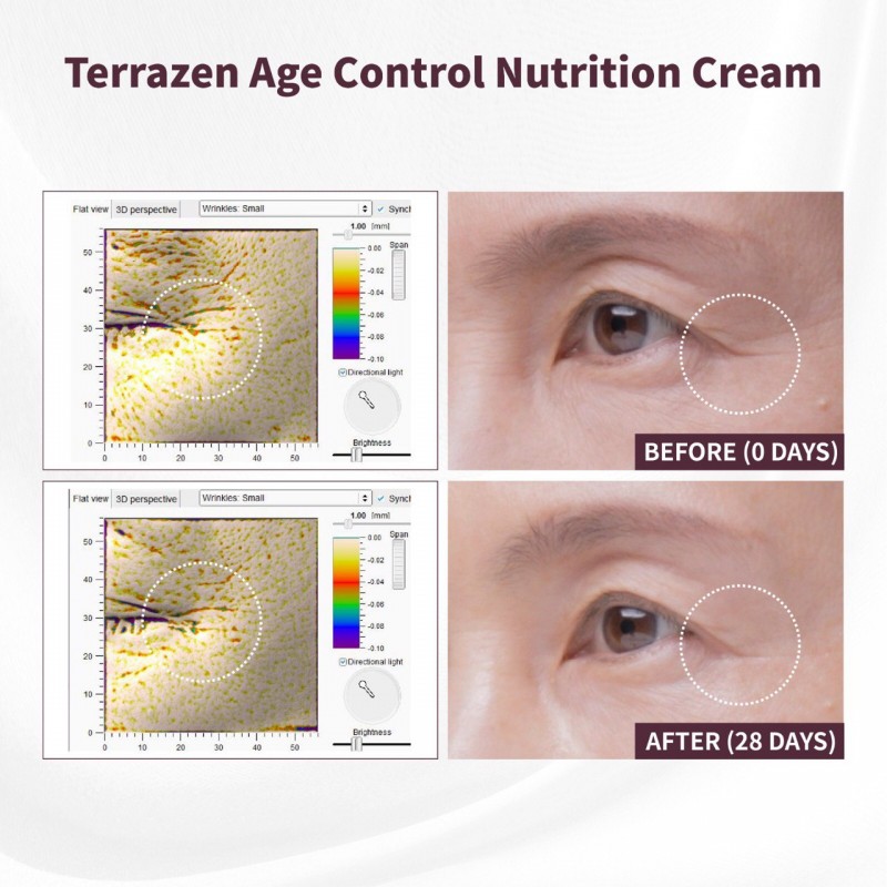 TERRAZEN Age Control Nutrition Cream поживний антивіковий крем проти зморшок для зрілої шкіри, 50 мл