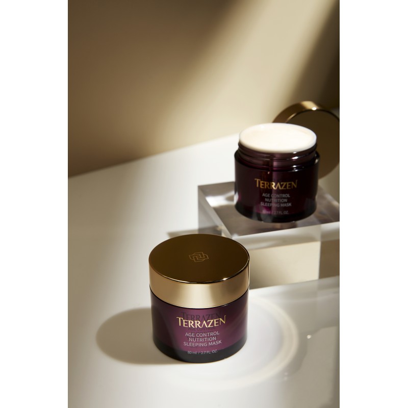 TERRAZEN Age Control Nutrition Sleeping Mask питательная ночная маска с пептидами и комплексом масел, 80 мл