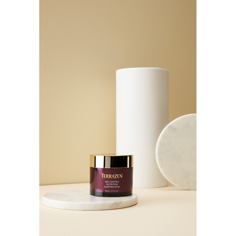 TERRAZEN Age Control Nutrition Sleeping Mask питательная ночная маска с пептидами и комплексом масел, 80 мл