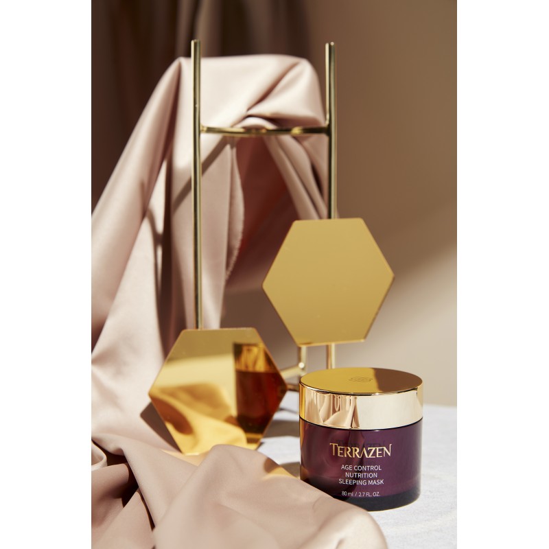 TERRAZEN Age Control Nutrition Sleeping Mask питательная ночная маска с пептидами и комплексом масел, 80 мл