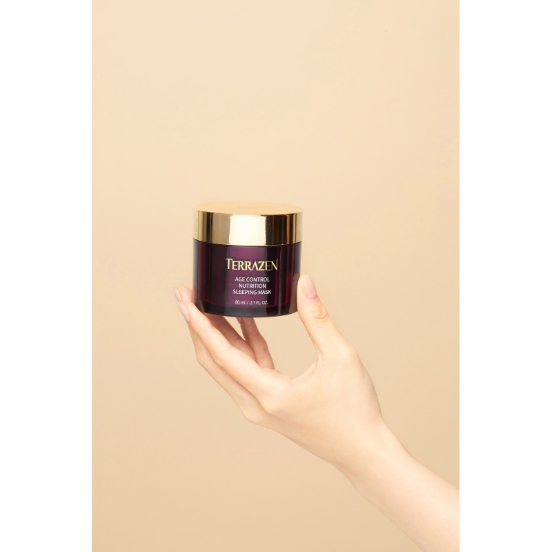TERRAZEN Age Control Nutrition Sleeping Mask питательная ночная маска с пептидами и комплексом масел, 80 мл