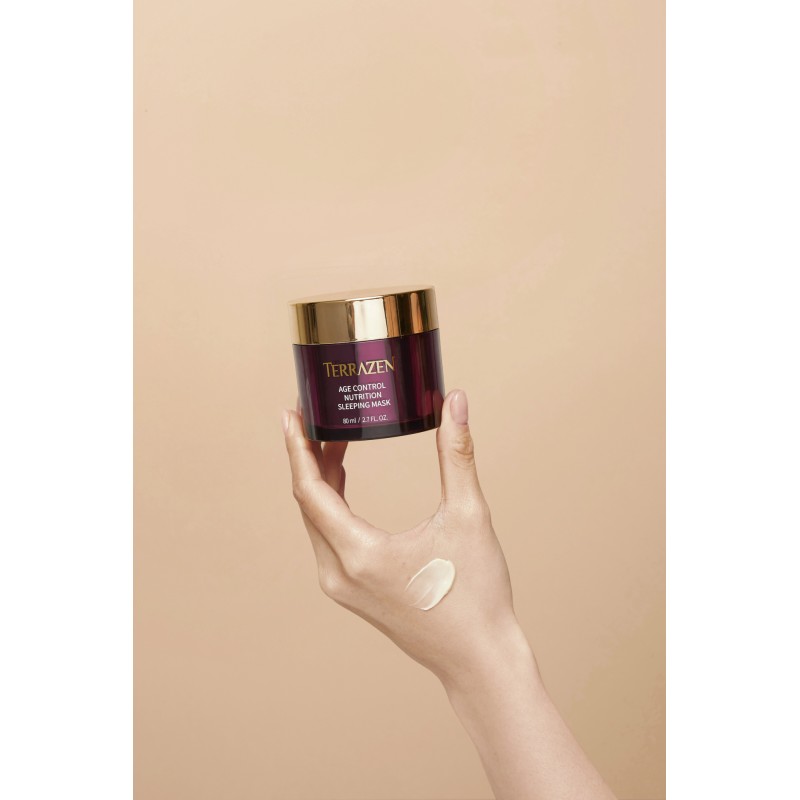 TERRAZEN Age Control Nutrition Sleeping Mask питательная ночная маска с пептидами и комплексом масел, 80 мл