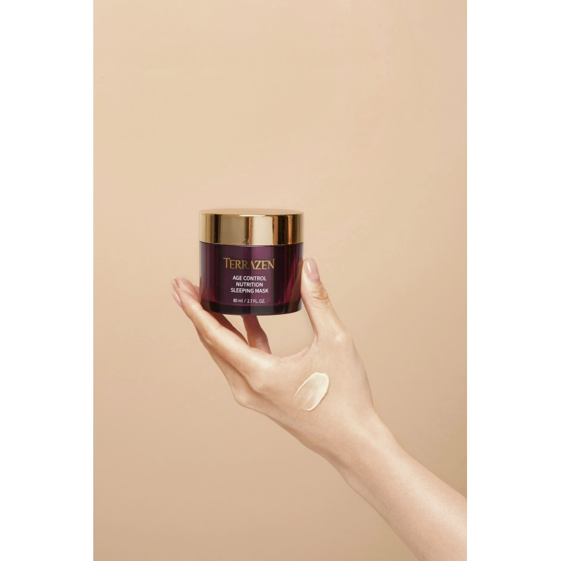 TERRAZEN Age Control Nutrition Sleeping Mask питательная ночная маска с пептидами и комплексом масел, 80 мл