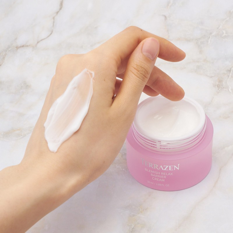 TERRAZEN Blemish Relax Barrier Cream барьерный крем для чувствительной и проблемной кожи, 50 мл