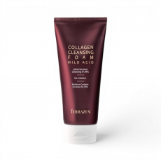 Мягкая очищающая пенка TERRAZEN Collagen Cleansing Foam Mild Acid, 140 мл
