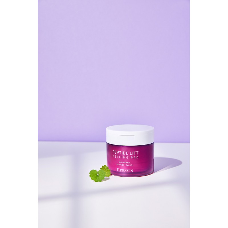TERRAZEN Peptide Lift Peeling Pad пилинг-пады с пептидным комплексом и кислотами AHA+BHA+PHA, 60 шт