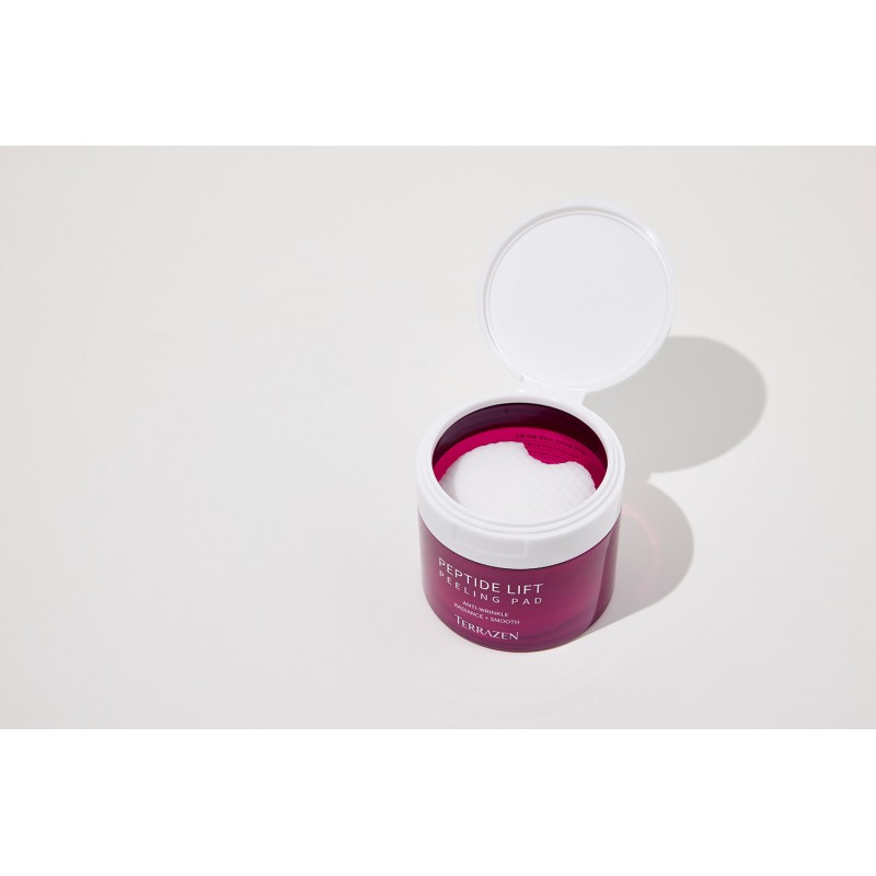 TERRAZEN Peptide Lift Peeling Pad пилинг-пады с пептидным комплексом и кислотами AHA+BHA+PHA, 60 шт