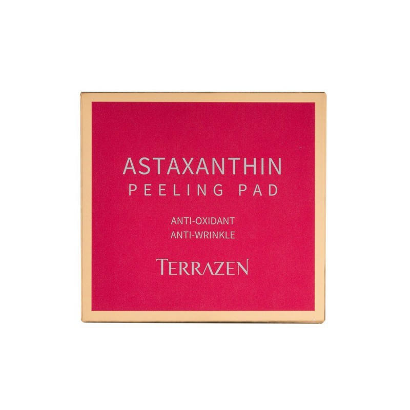 TERRAZEN Astaxanthin Peeling Pad пилинг-диски с астаксантином бакухиолом и кислотами, 60 шт
