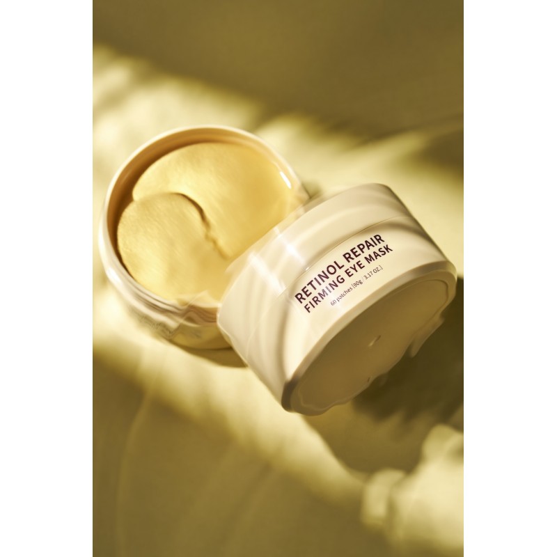 TERRAZEN Retinol Repair Firming Eye Mask патчи для глаз с ретинолом золотом и пептидами, 60 шт